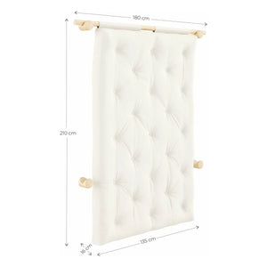 Karup Design - Kancalı ara yatak 135x200 cm | Krem