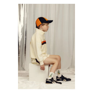 Mini Rodini - Alien City Bio-Baumwoll Terry Shorts | Ecru