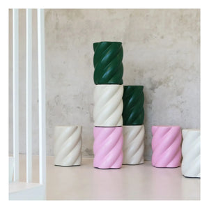 &Klevering - Hocker Marshmallow | Gebrochenes Weiß