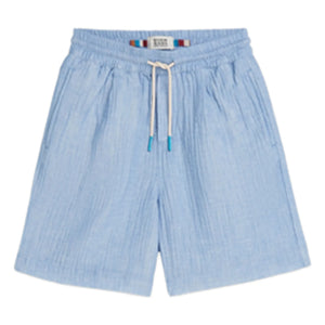 Scotch & Soda - Chambray-Shorts | Hellblau