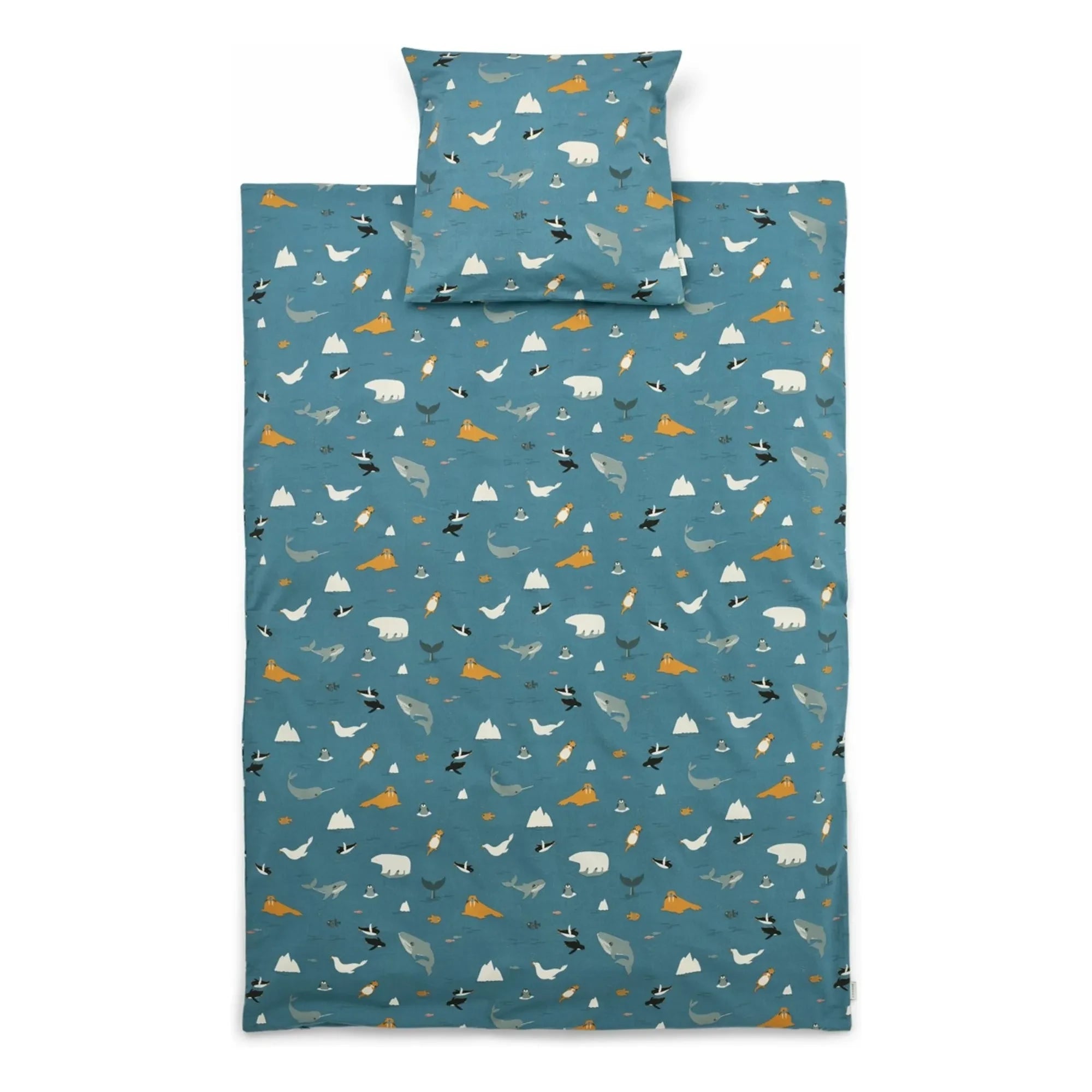 Liewood - Bettwäscheset aus Bio-Baumwolle | Arctic Sea/Ocean view
