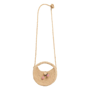 Bonpoint - Loulou Raphia Tasche | Natur