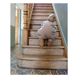 Tante Reine - Fußsack aus Bio-Baumwolle Teddy | Sand