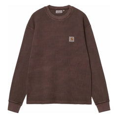 Carhartt WIP - Langarmshirt L/S Vista Waffle | Dunkelbraun