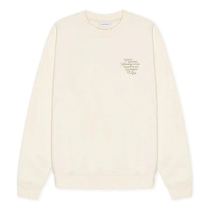 Les Deux - Ben Faience Baumwoll-Rundhalspullover | Creme