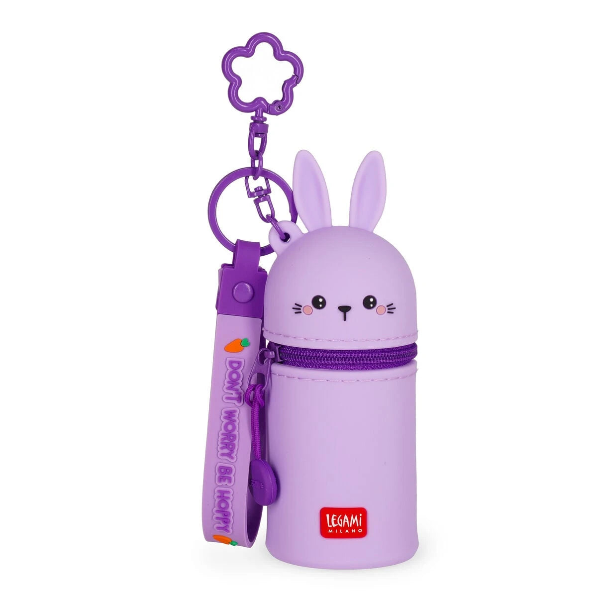 Legami - Schlüsselanhänger mit Hasen-Münzbörse - Mini Kawaii