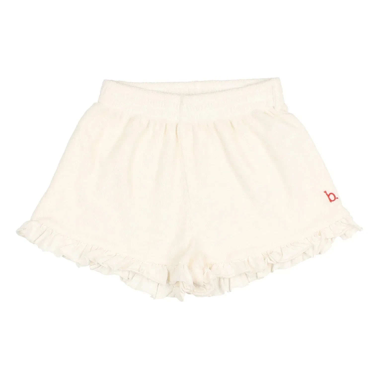 Búho - Terry Rüschen-Shorts | Ecru