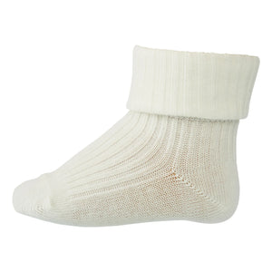 Mp Denmark - Gerippte Baumwollsocken | Gebrochenes Weiß