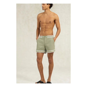 Ché Studios - Baller Badeshorts | Beige - Grün