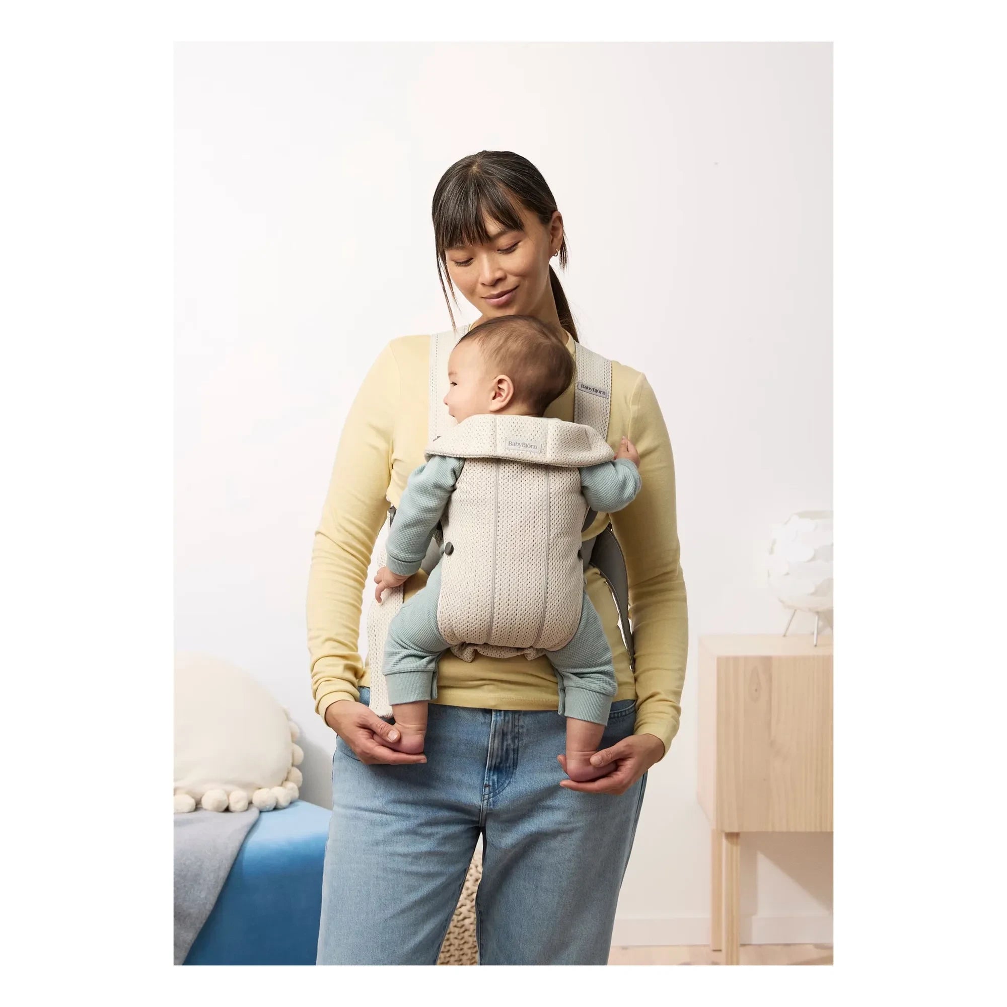 BabyBjörn - Babytrage Mini Air | Creme