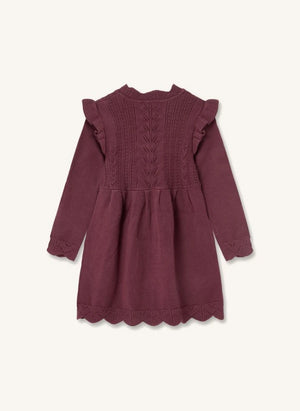 Fliink - Alilly Strickkleid | Bordeaux