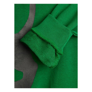 Mini Rodini - Sweatshirt aus Bio-Baumwolle mit Panthermuster | Grün