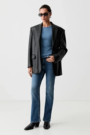 AllSaints kadın bootcut kot pantolon