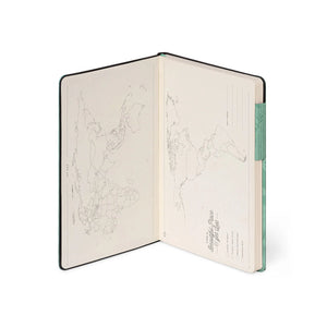 Legami - Notizbuch mit leeren Seiten und monochromem Softcover - Botanischer Garten - Mein Notizbuch