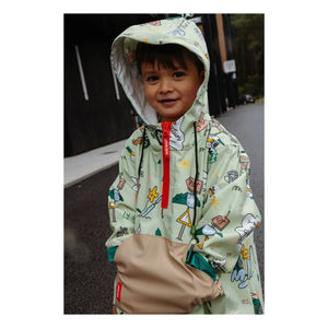 Hello Hossy - Mountain Ride Regenjacke | Hellgrün