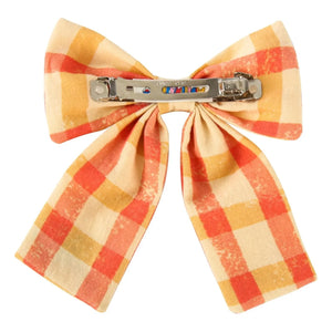 Jelly Mallow - Carreaux Schleifenhaarspange | Gelb