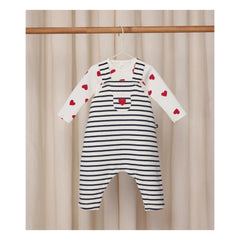 Petit Bateau - Body und Strampler Set | Weiß