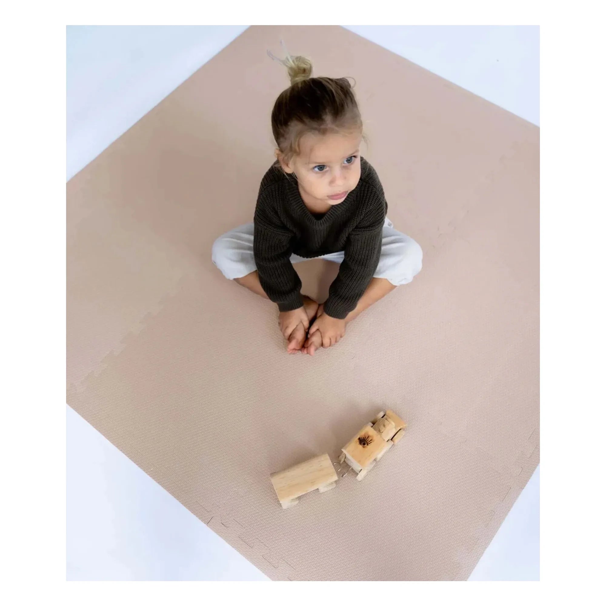 Toddlekind - Klassische modulare Spielmatte | Blush