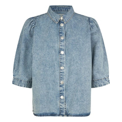 Lollys Laundry - Bono Jeanshemd | Washed Blue