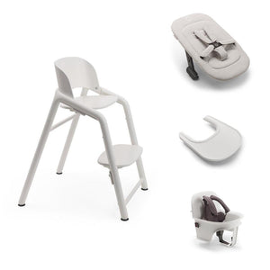 Buagboo Giraffe Ultimate High Chair Bundle-Highchairs-White- | Natural Baby Shower
