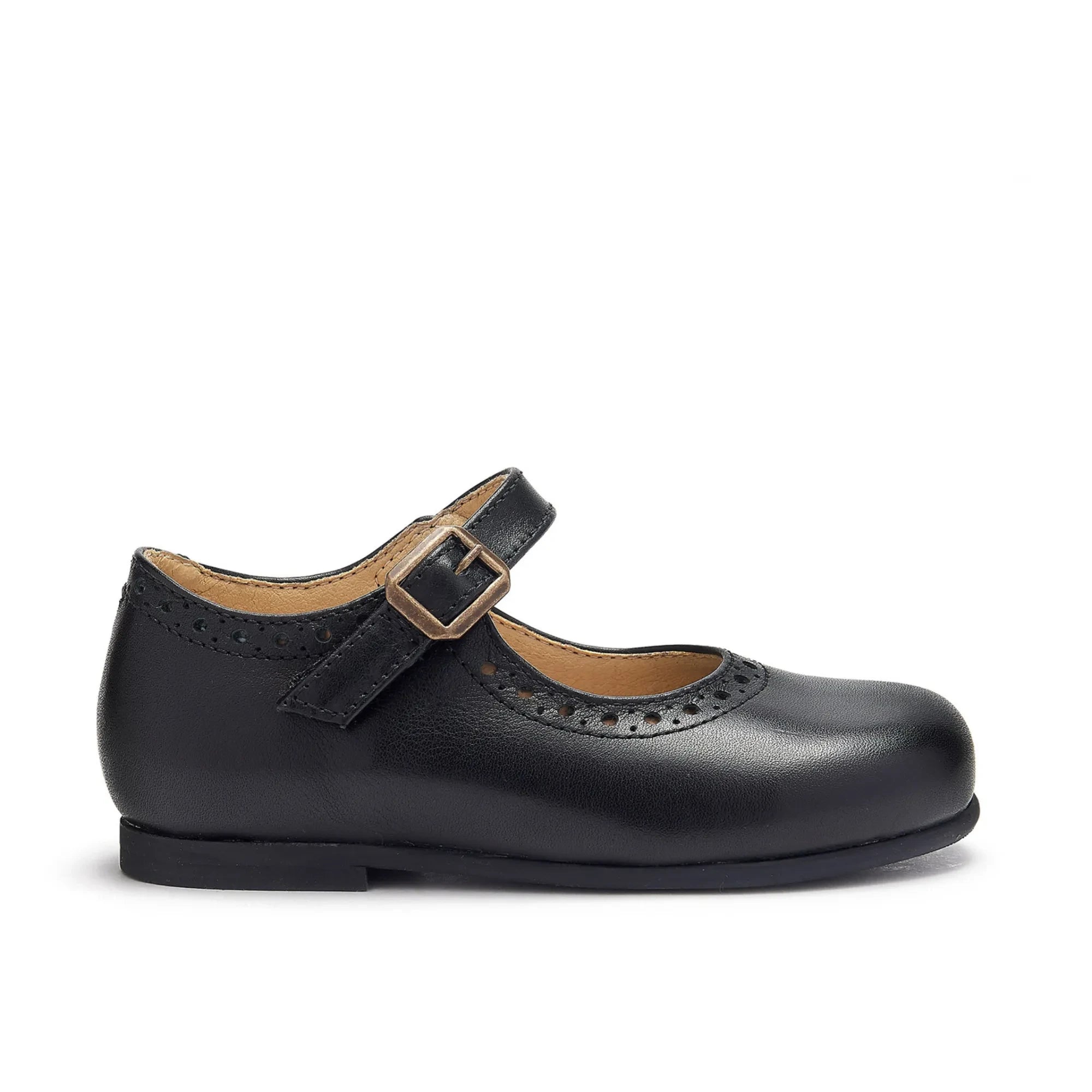 Young Soles – Martha Klettverschluss-Mary-Jane-Schuhe | Schwarz