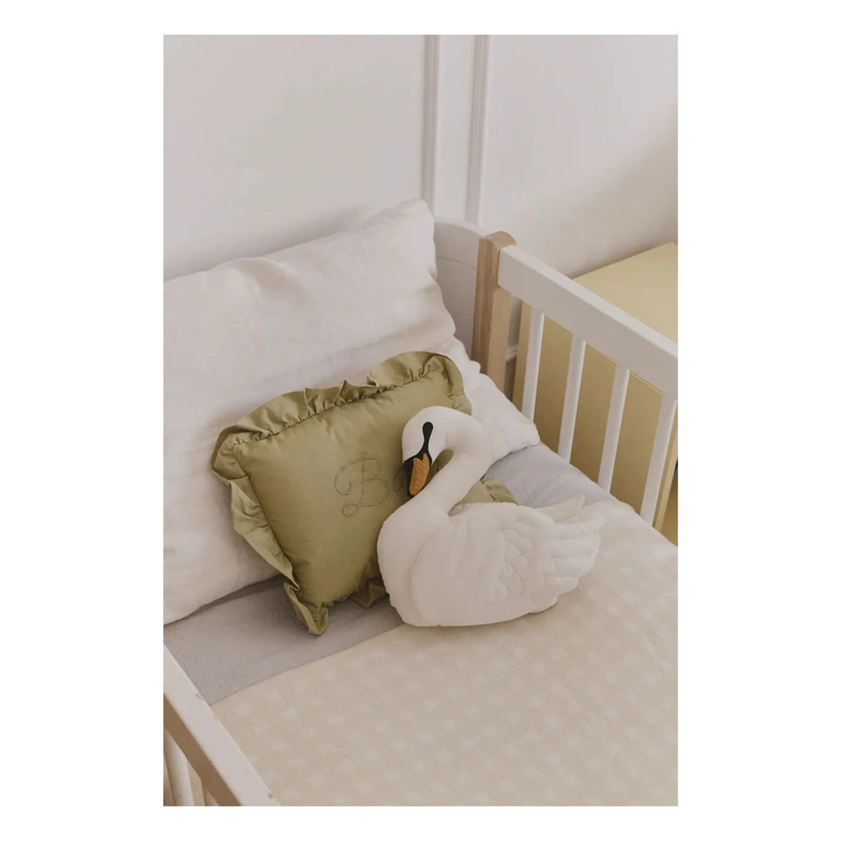 Lorena Canals - Swan Kissen | Weiß