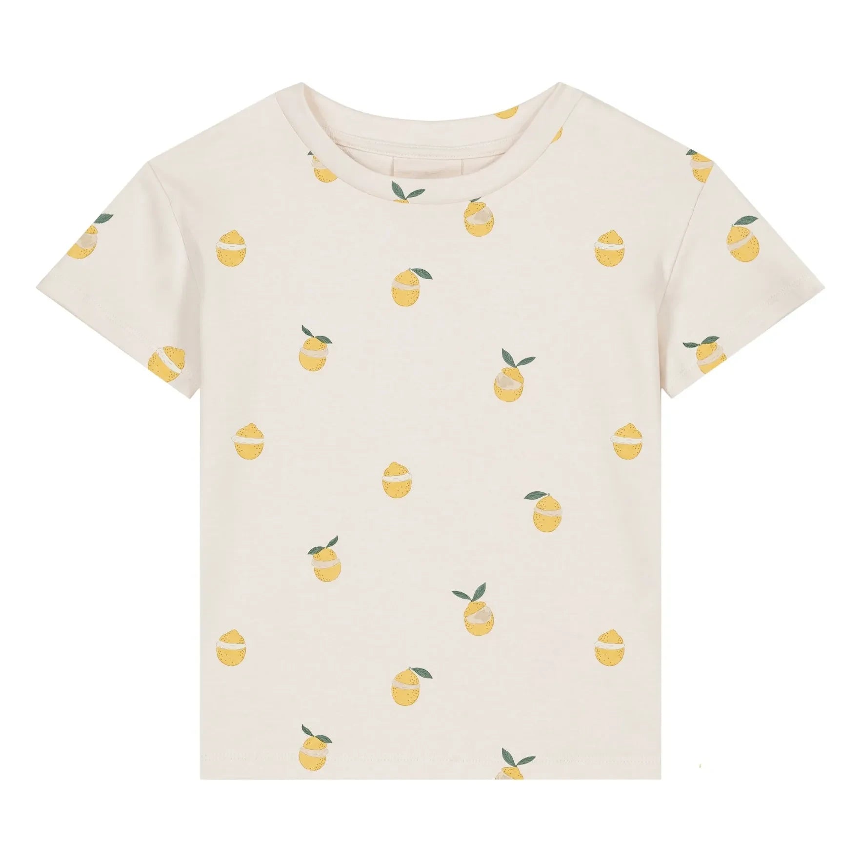 Studio Bohème - Essential Lemons Bio-Baumwoll-T-Shirt | Ecru