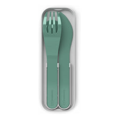 Monbento - MB Pocket Color biologisch abbaubares Besteck | Waldgrün