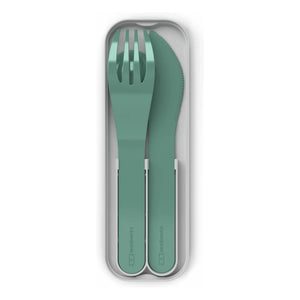 Monbento - MB Pocket Color biologisch abbaubares Besteck | Waldgrün