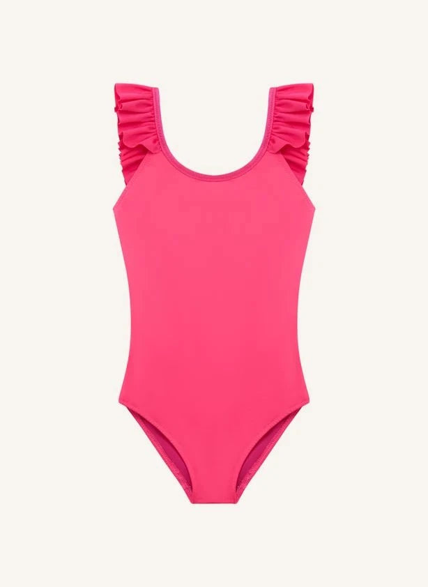 Lison Paris - Bora Bora Einteiliger Badeanzug Hergestellt aus recycelten Fasern | Fuchsia