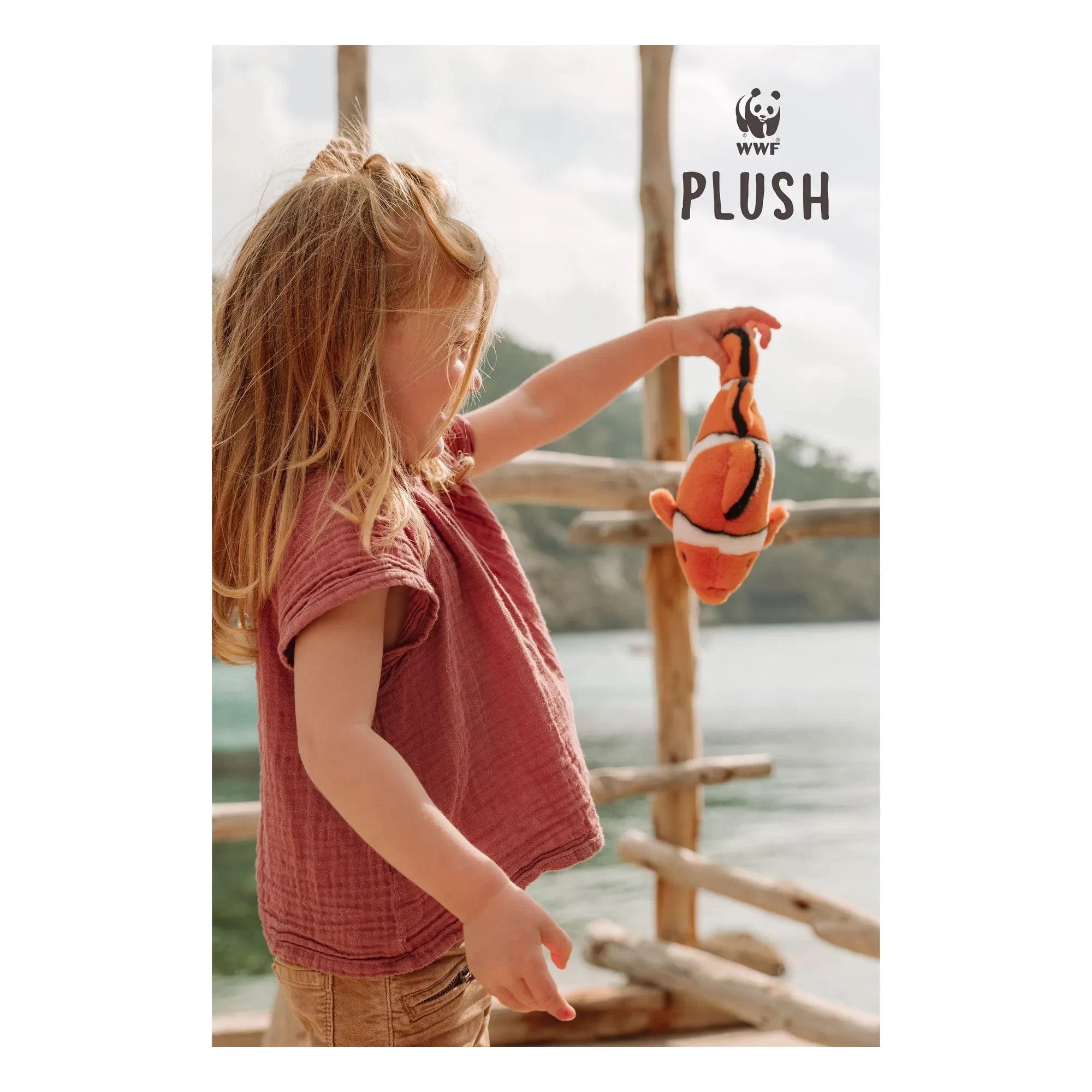 Bon Ton Toys - WWF - Plüsch-Clownfisch | Orange