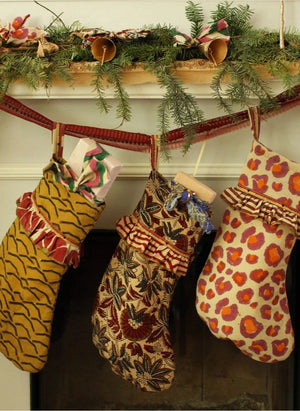 Doing Goods - Baumwoll-Weihnachtsstiefel | Rosa