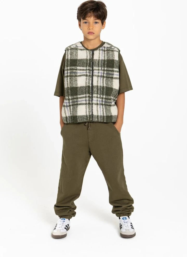 Smallable Kid - Organische Baumwoll-Rush-Jogger | Verdigris