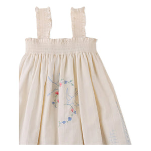 Gingersnaps - Alessia Besticktes Kleid | Ecru