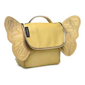 Caramel & Cie - Schimmernder Schmetterling Tasche | Gelb