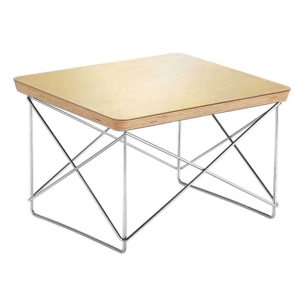 Vitra - LTR Beistelltisch - Tischplatte verchromt - Charles & Ray Eames, 1950 | Feuille d'Or