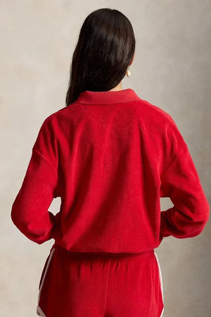 Polo Ralph Lauren kadın pamuklu sweatshirt LT WT COTTON TERRY-KNT-POLO