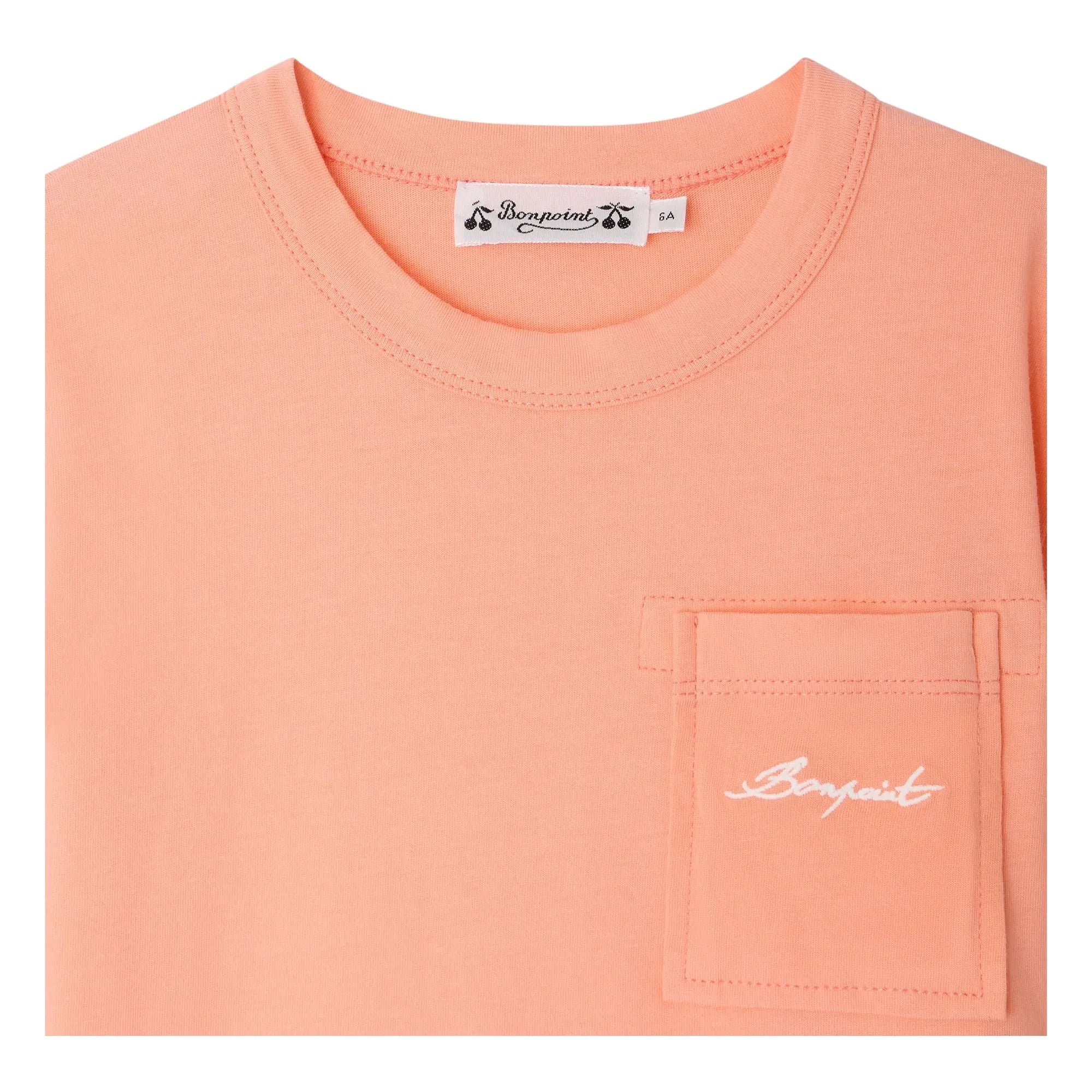 Bonpoint - Elrador T-Shirt aus Bio-Baumwolle | Koralle