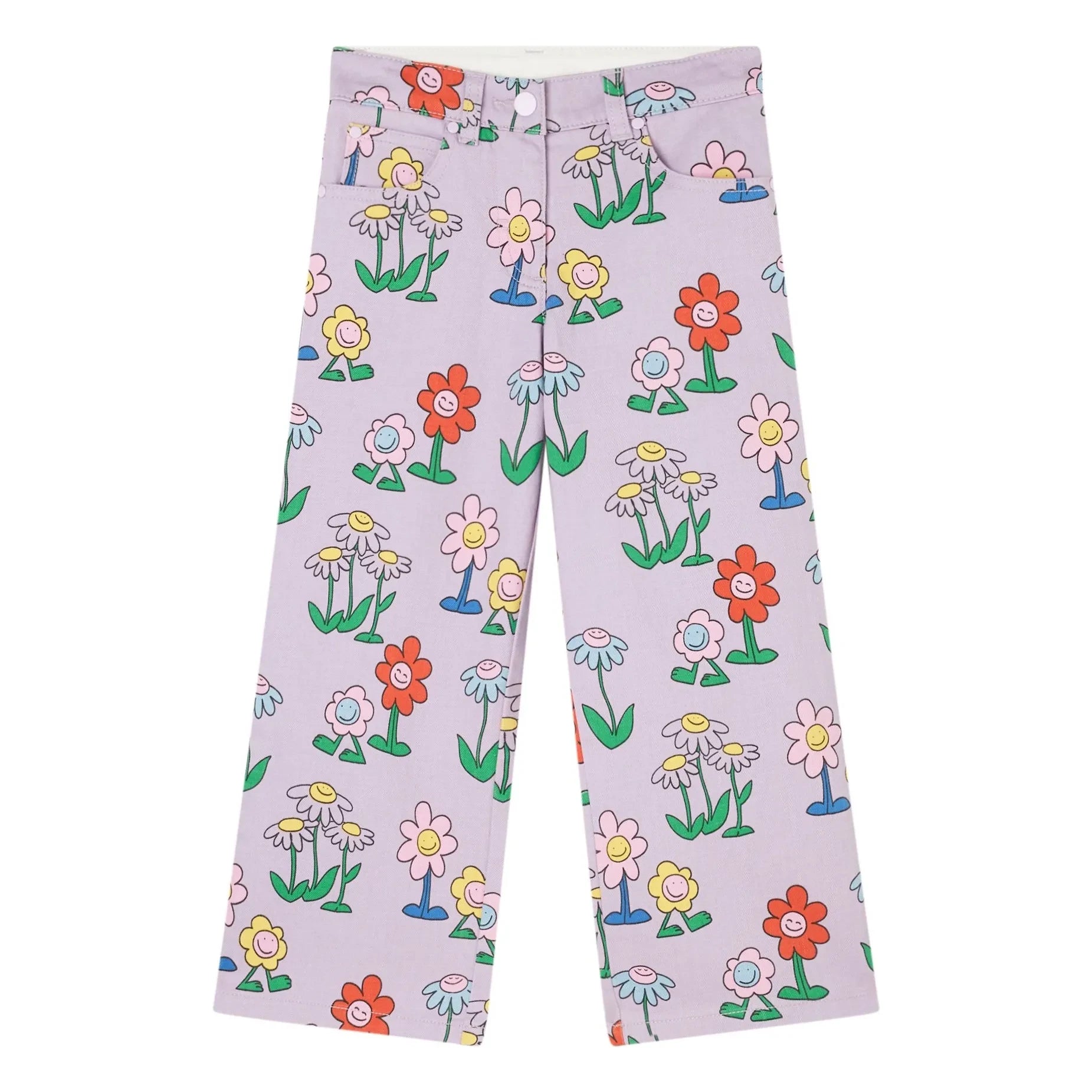 Stella McCartney Kids - Blumenhose | Lila
