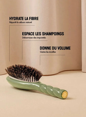 La Bonne Brosse - Die Universelle Haarbürste Nr. 01 - Pflege und Glanz | Pistaziengrün