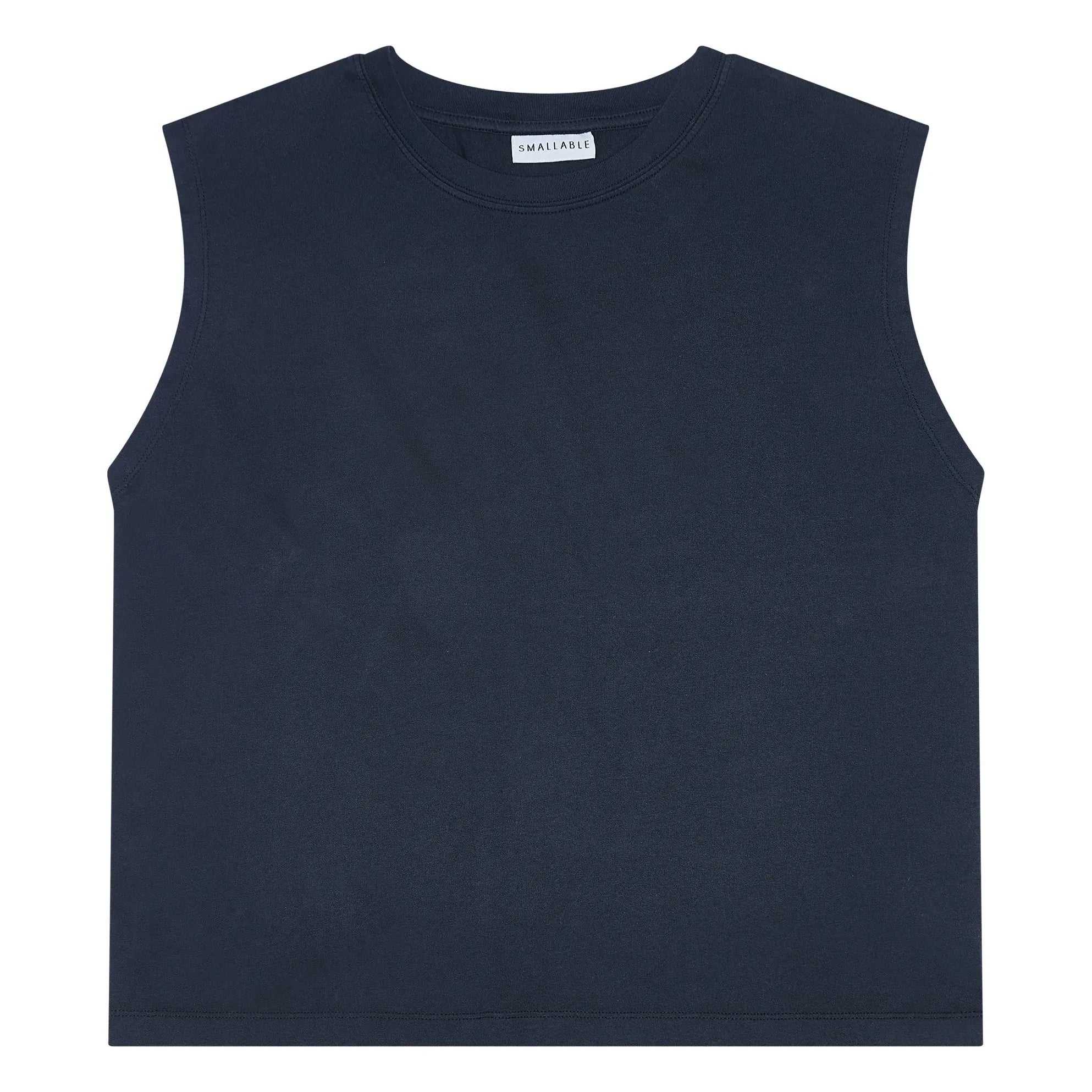 Smallable Woman - Freja Organic Cotton Sleeveless T-Shirt | Schwarz