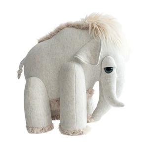 Bigstuffed - Bigstuffed x Smallable Riesen-Mammut Kuscheltier - 45 cm | Hellgrau