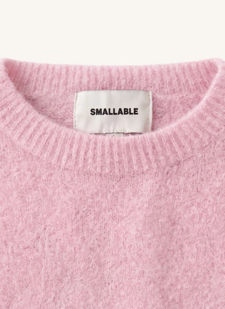 Smallable Woman - Bertille Alpaka-Wollpullover | Verblasstes Rosa