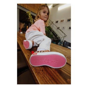 Hello Hossy - Leopard Scratch Sneaker | Creme