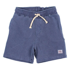 Búho – Bermudashorts aus Bio-Baumwollfleece | Marineblau