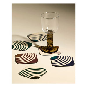Maison Sarah Lavoine - Mirage lackierte Untersetzer - 6er Set | Thé de Chine