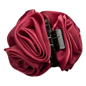 Becksöndergaard - Blumen-Organza-Haarschleife | Rot