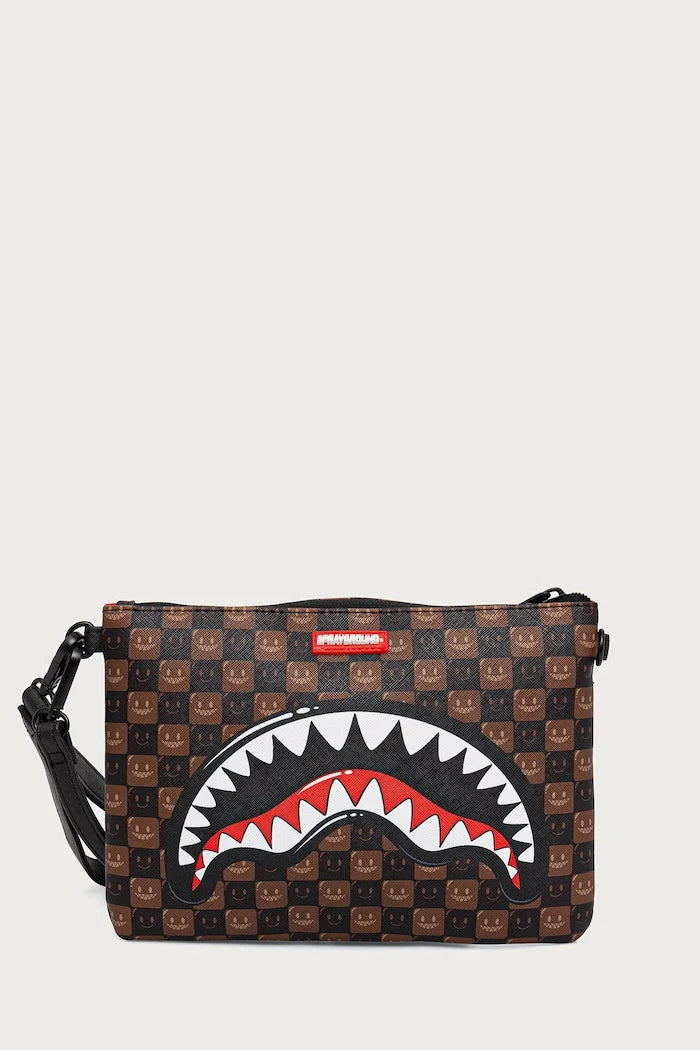 Sprayground - Braune Schultertasche 'Haie in Paris' 910B9307NSZ