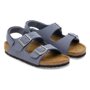 BIRKENSTOCK - Sandale Milano AS Kids Birko-Flor Birkibuc | Klassisches Marineblau