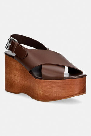 Weekend Max Mara Deri Sandalet Wkaangio